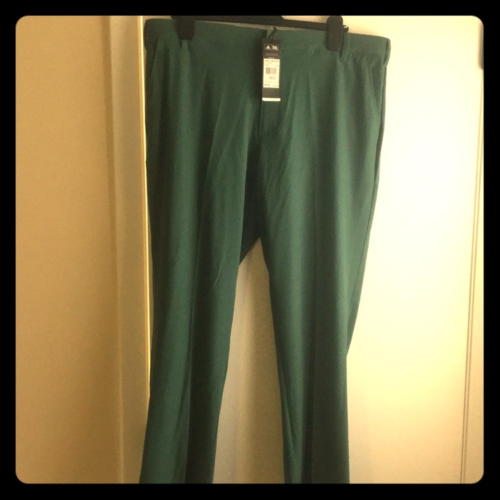 Green golf pants